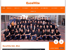 Tablet Screenshot of excelvite.com
